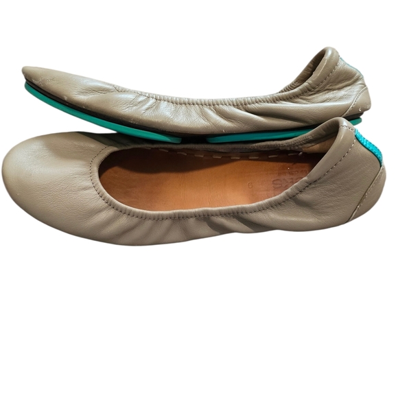 Tieks Taupe Women's Flats - Picture 5 of 6